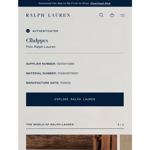 Polo Ralph Lauren Classic Fit Mens Large L 16.5 Gingham Long Sleeve Button Up - Picture 5 of 9